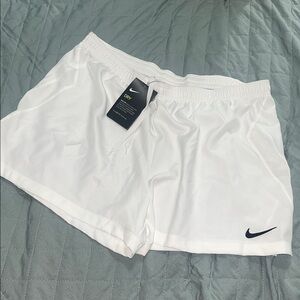 Nike Women's Athletic White Shorts size Large